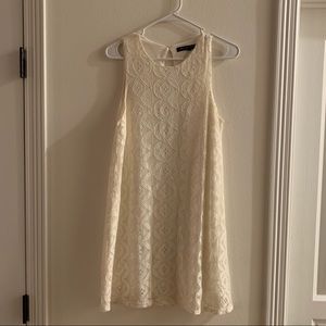 Cream Colored Lace Dress